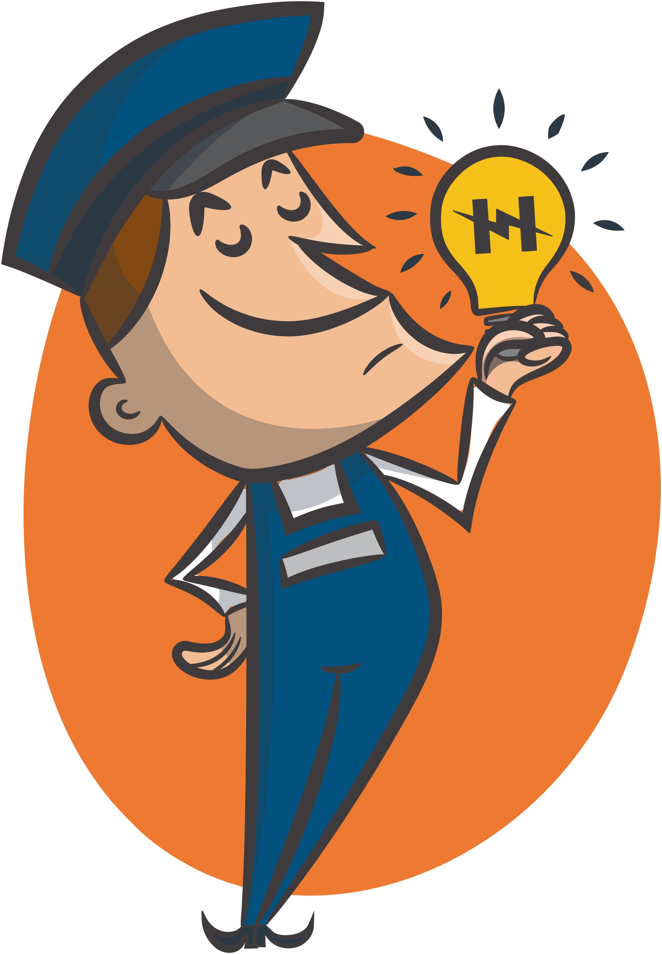 Cartoon Electrician - NECA Training and Apprenticeships
