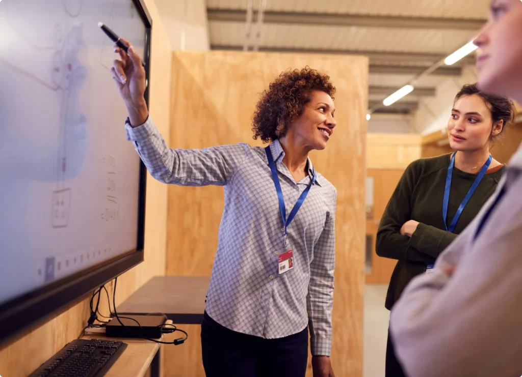 NECA Trainer Conducting On-Site Customised Electrical Training for Apprentices